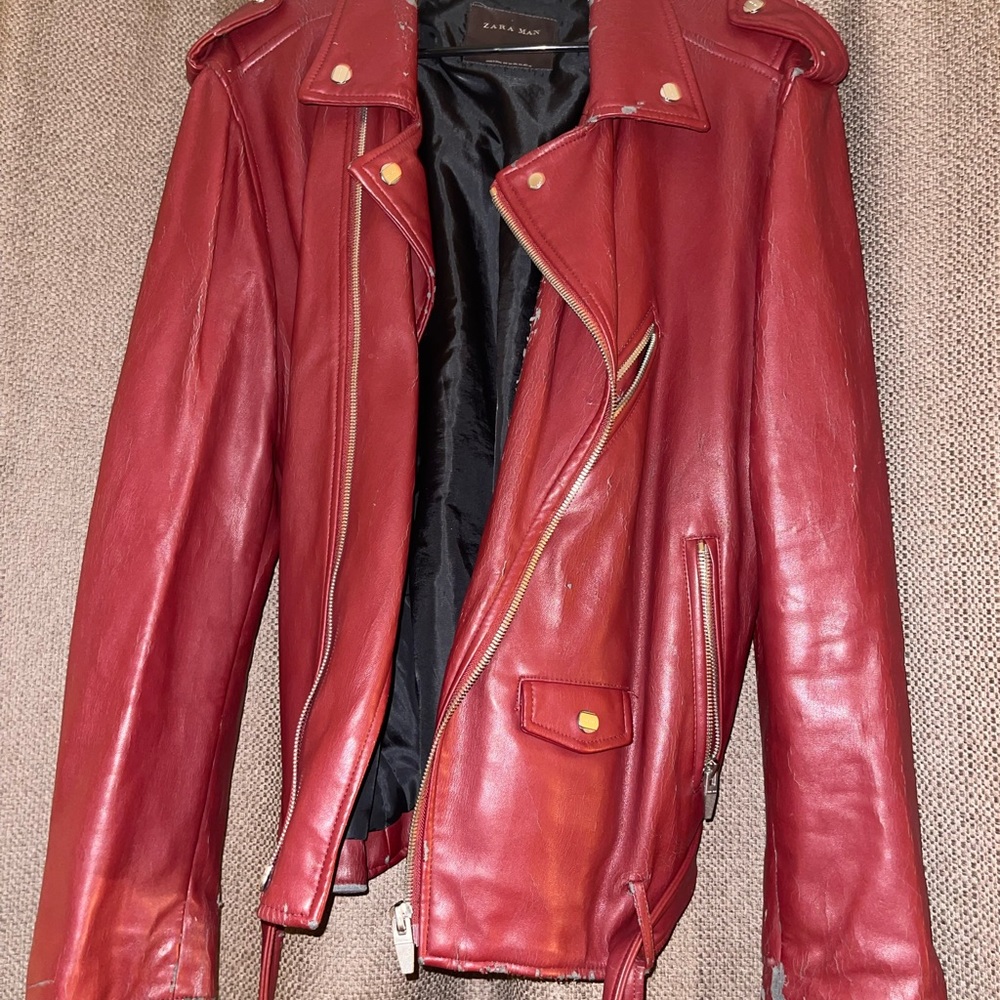 Zara Biker Leather